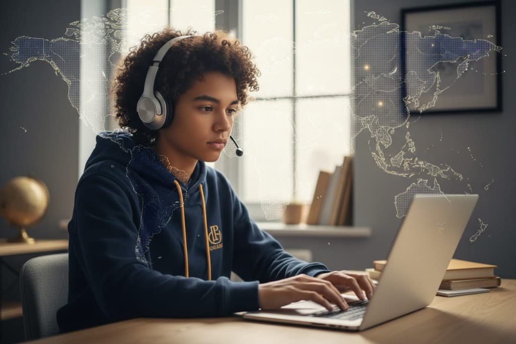 Guided online learning session